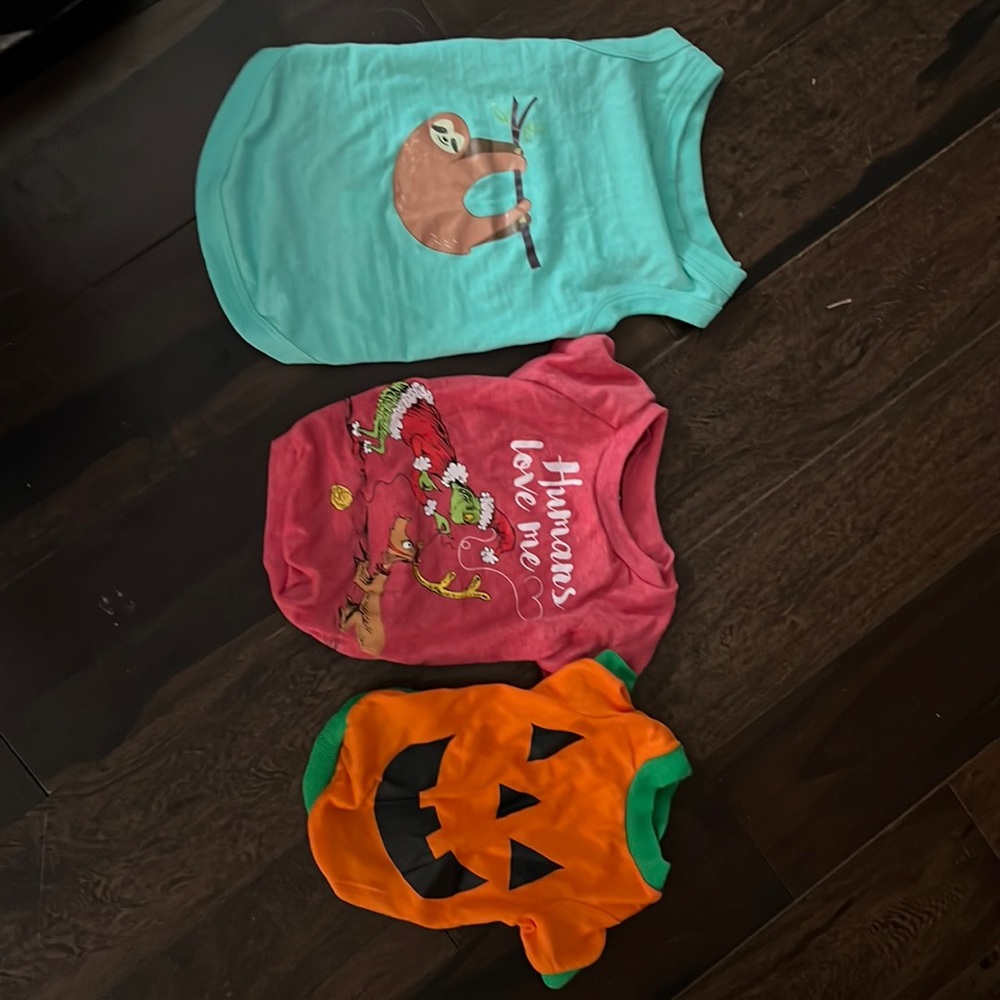 Small size dog clothes bundle